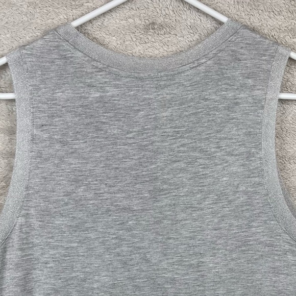 Banana Republic Viscose Sleeveless Top Medium Shimmer Trim - Picture 13 of 15